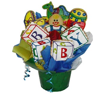 Boy Blocks Basket