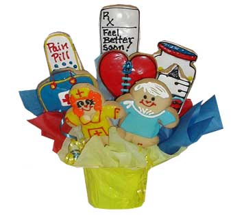 Get Well Cookie Basket