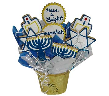 Hanukkah Cookie Basket