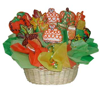 Wedding Cookie Basket
